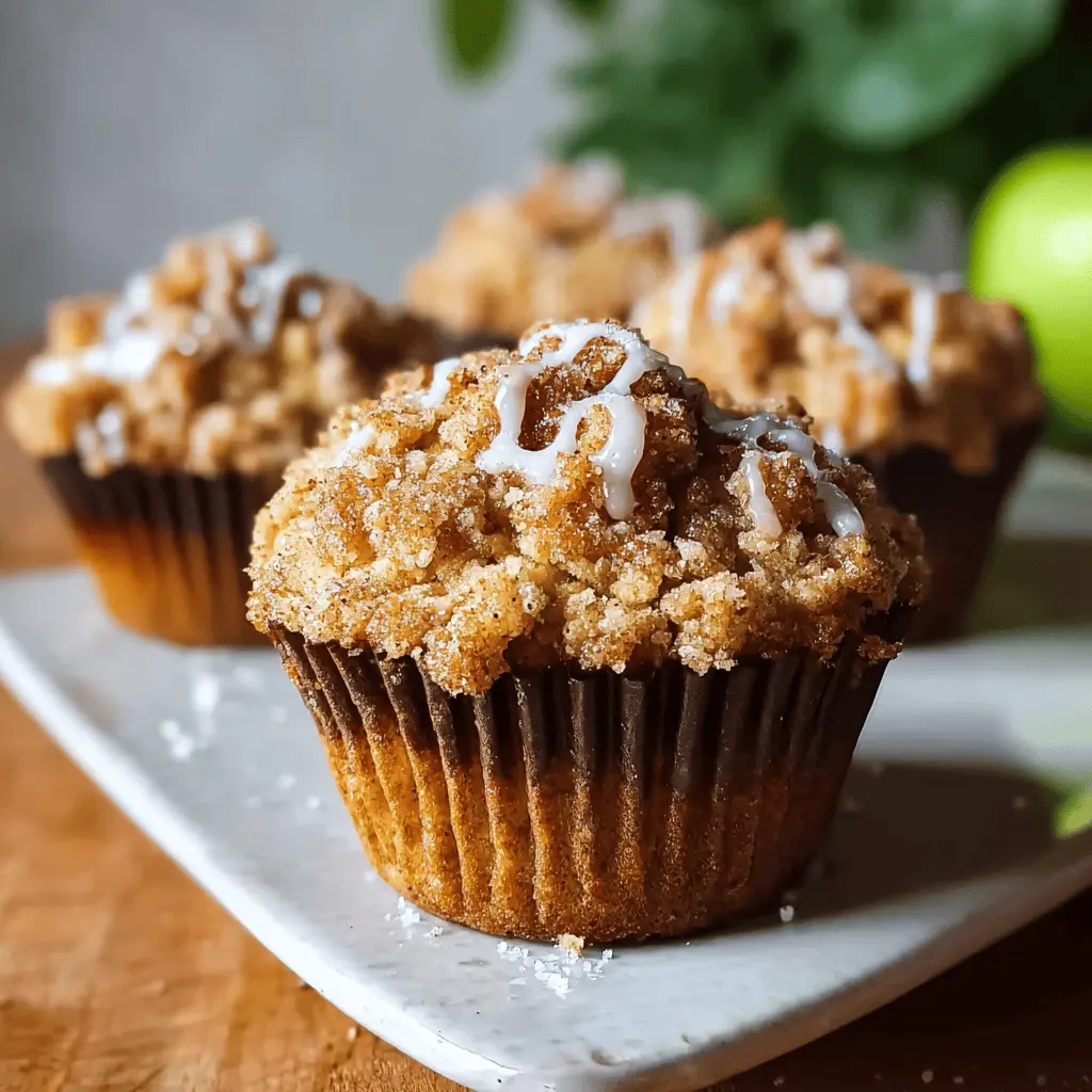 Apple Cinnamon Muffins: Easy Recipe with Crumble Topping