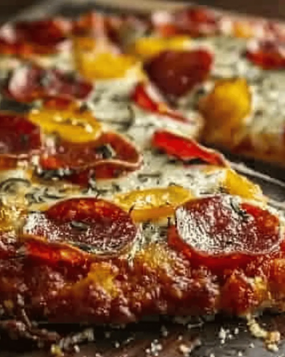 Blackstone crispy camping pizza perfection: Easy turkey bacon delight