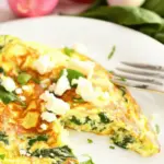 Easy Spinach and Feta Omelette