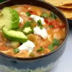 Instant Pot Chicken Tortilla Soup (with actual tortillas!)