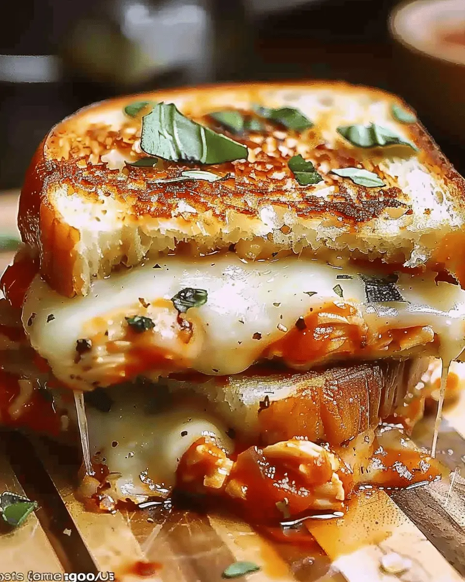 Lazy Chicken Parmesan Grilled Cheese: Easy Comfort Food Bliss