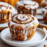 Pumpkin Cinnamon Roll Muffins Recipe