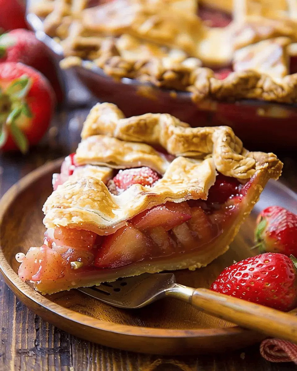 Strawberry Rhubarb Pie: The Best Homemade Delight to Savor