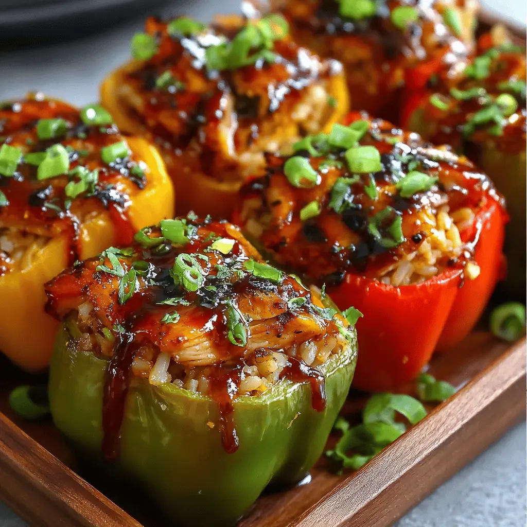 Teriyaki Chicken Stuffed Peppers: Easy, Flavor-Packed Delight
