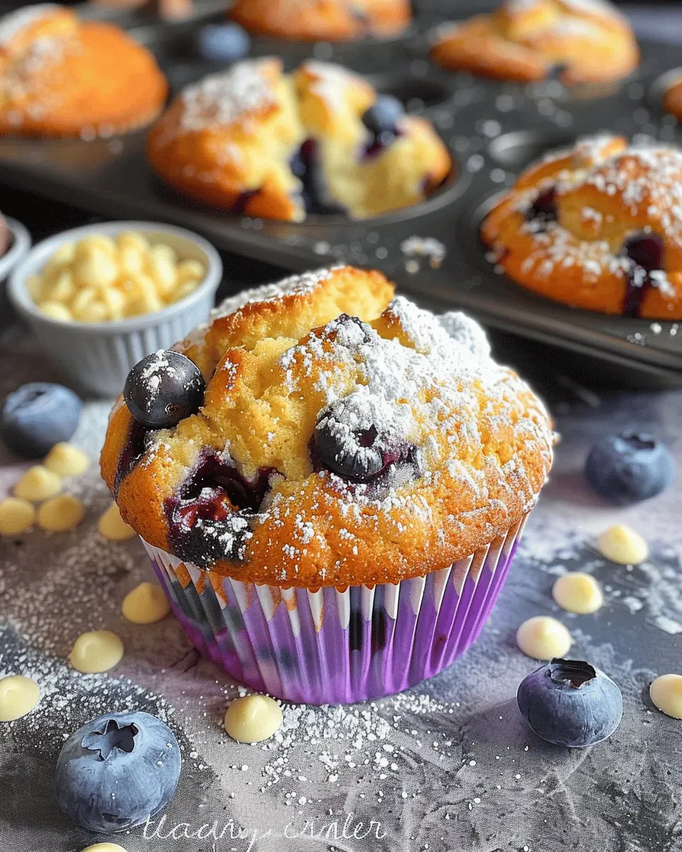 White Chocolate and Blueberry Muffins: The Best Indulgent Treat