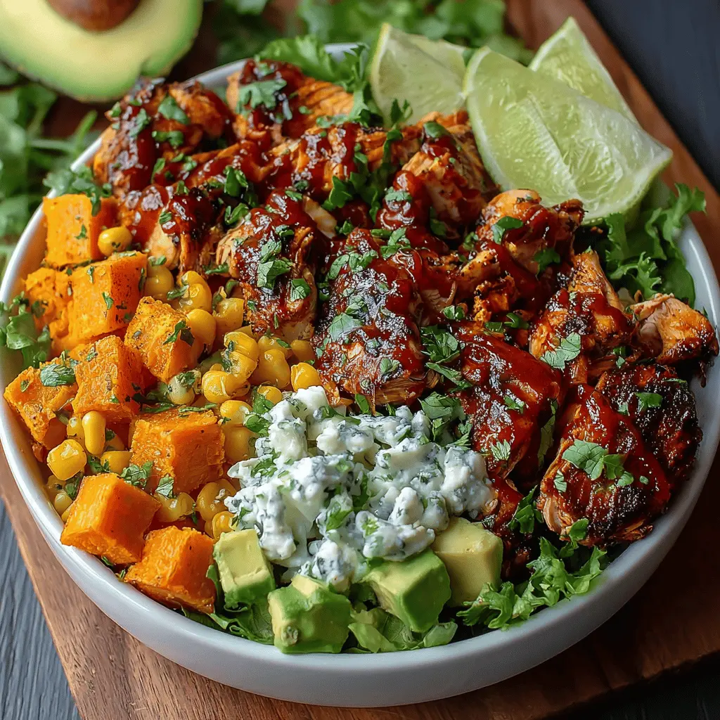 Healthy BBQ Chicken Bowls: A Delicious Twist with Sweet Potatoes