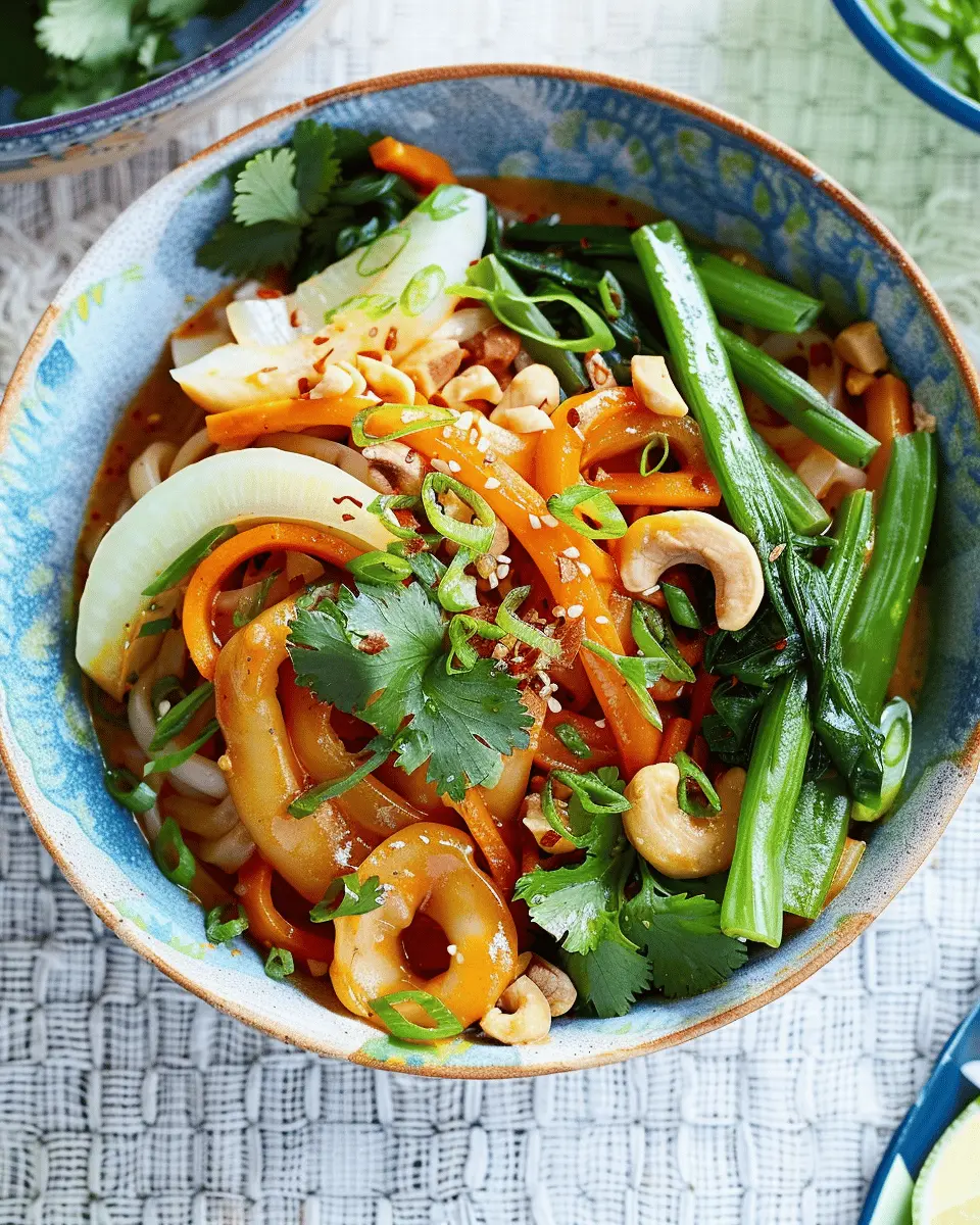 Coconut curry noodle bowl: Easy recipe with Turkey Bacon delight
