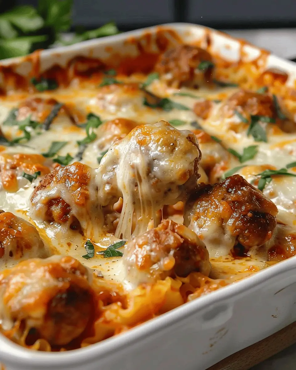 Dump-and-Bake Meatball Casserole: Easy, Comforting Family Meal