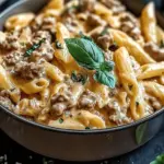 High Protein Creamy Beef Pasta: Your New Favorite Dinner Delight