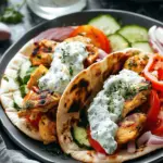 Irresistible Sheet Pan Chicken Pitas with Tzatziki Recipe