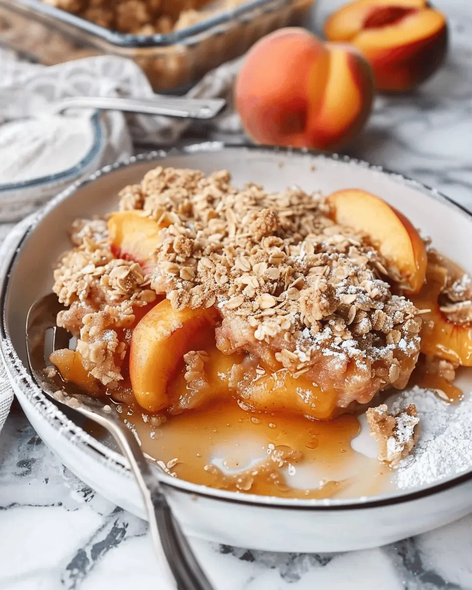 Peach Crisp: Easy and Delicious Summer Dessert Recipe