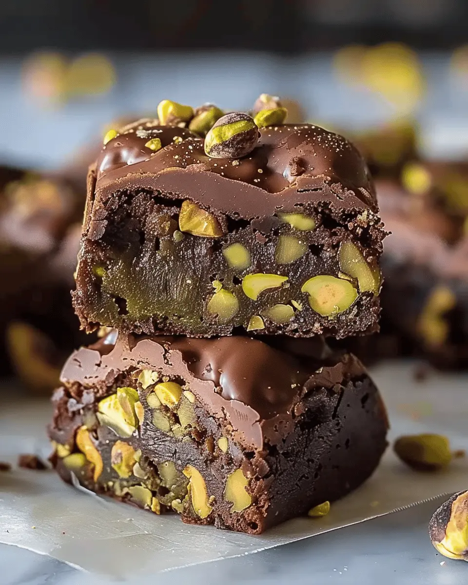 Pistachio Ferrero Rocher Brownies Recipe: Indulge in Easy Bliss
