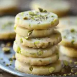 Pistachio Shortbread Cookies
