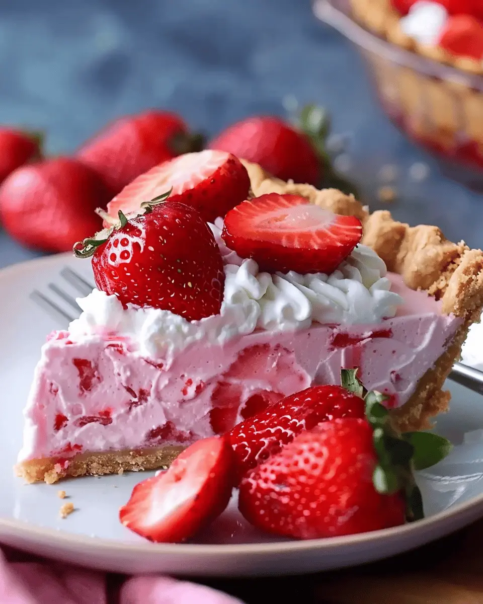 Strawberry Cream Cheese Pie: Easy No-Bake Delight You’ll Love