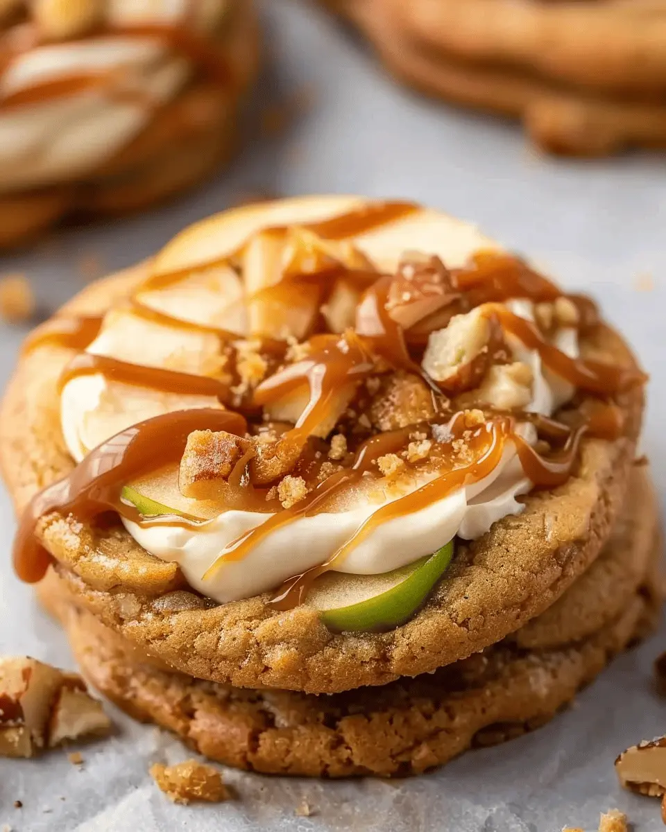 Caramel Apple Cookies – The Best Crumbl Copycat Recipe You’ll Love