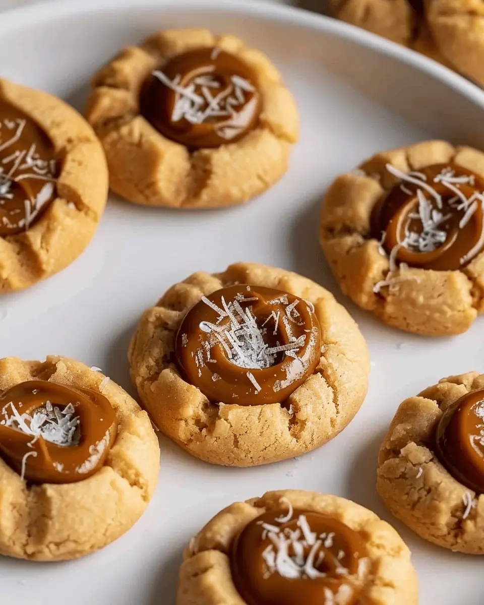 Salted Dulce de Leche Thumbprint Cookies: Indulgent Homemade Treats