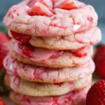 Strawberry Milkshake Cookies Recipe