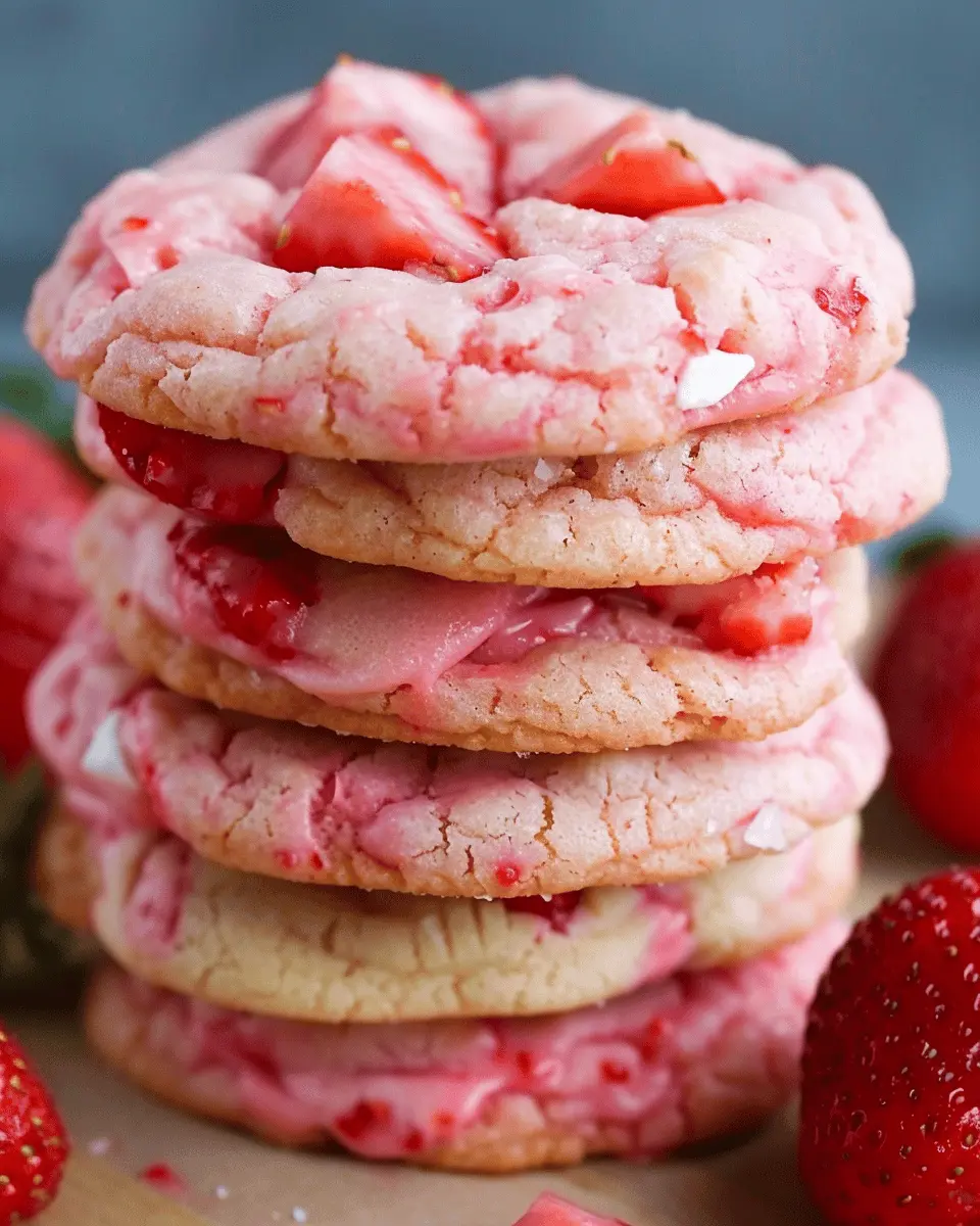 Strawberry Milkshake Cookies Recipe: Easy and Indulgent Treats
