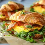 Croissant Breakfast Sandwich (Easy Make-Ahead & Freezer-Friendly)