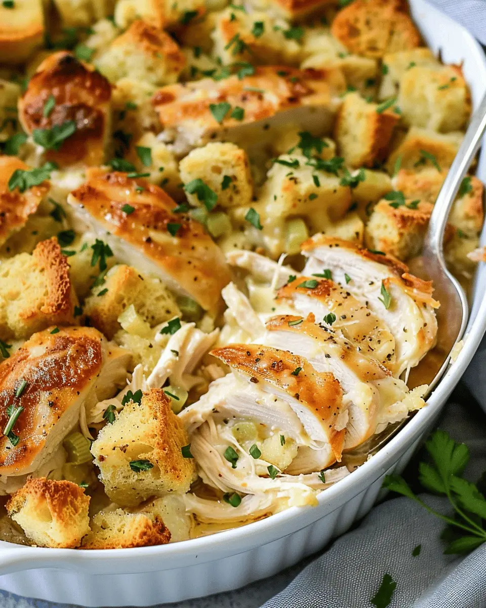 Rotisserie Chicken and Stuffing Casserole: A Comforting Family Favorite