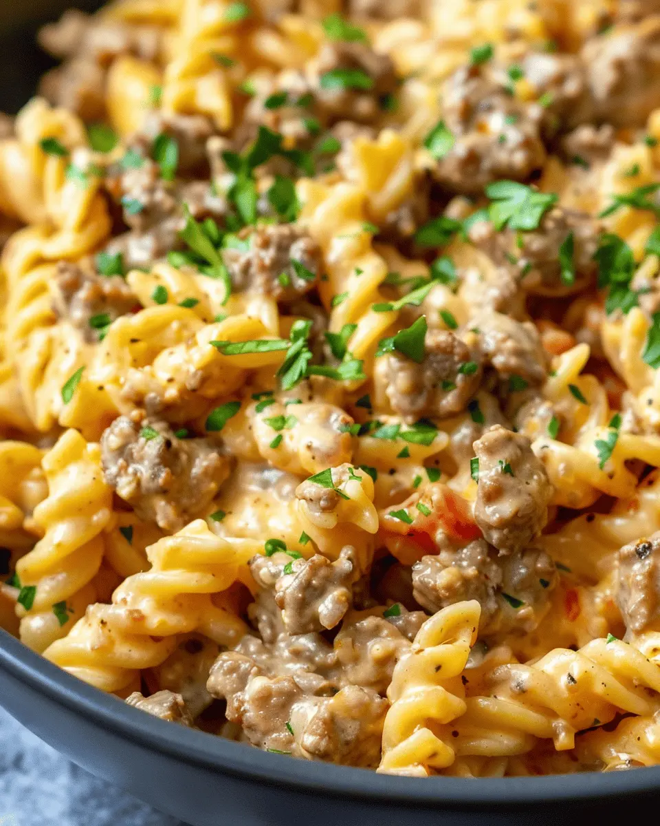 High Protein Creamy Beef Pasta: Easy Recipe for Busy Nights