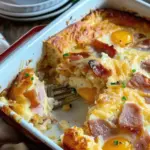 Ham Egg and Cheese Casserole