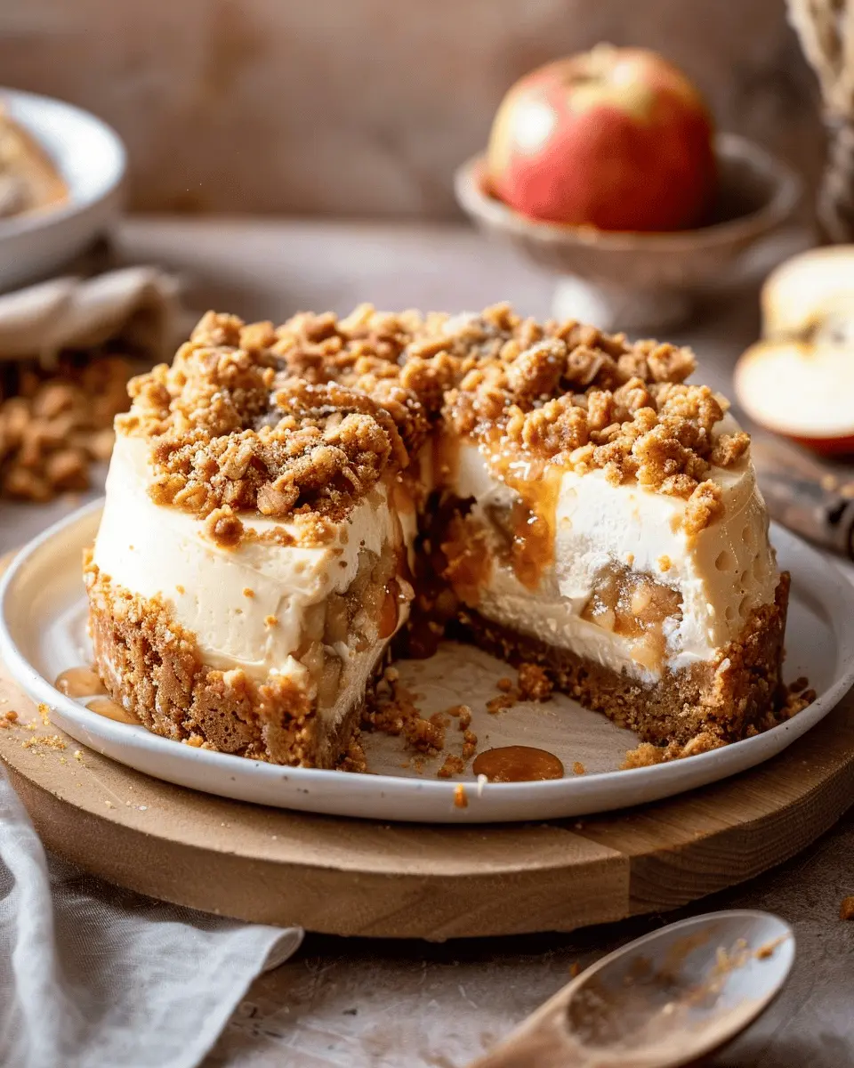 Apple Crumble Cheesecake: A Delicious Twist on Classic Dessert