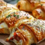 Mozzarella Pepperoni Croissant Rolls You’ll Crave Every Time 🥐🧀🍕