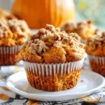 Small Batch Apple Pumpkin Streusel Muffins