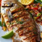 Caribbean Grilled Red Snapper