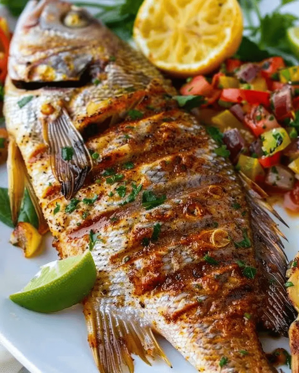 Caribbean Grilled Red Snapper: Juicy Flavors with a Twist