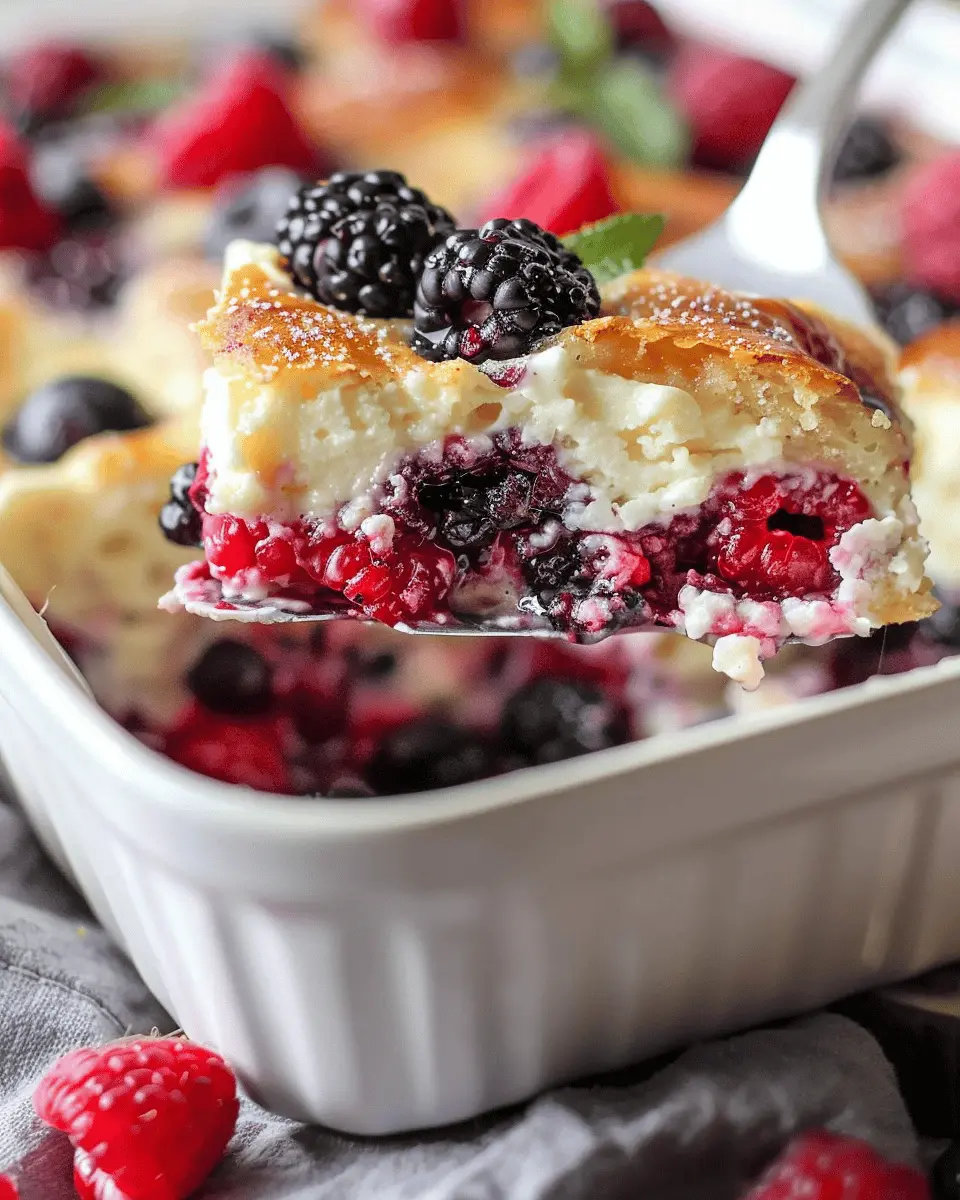 High Protein Triple Berry Bake – Best Healthy Breakfast Delight
