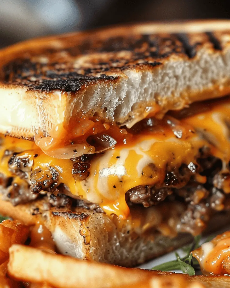 Patty Melts with Secret Sauce: The Best Turkey Bacon Delight