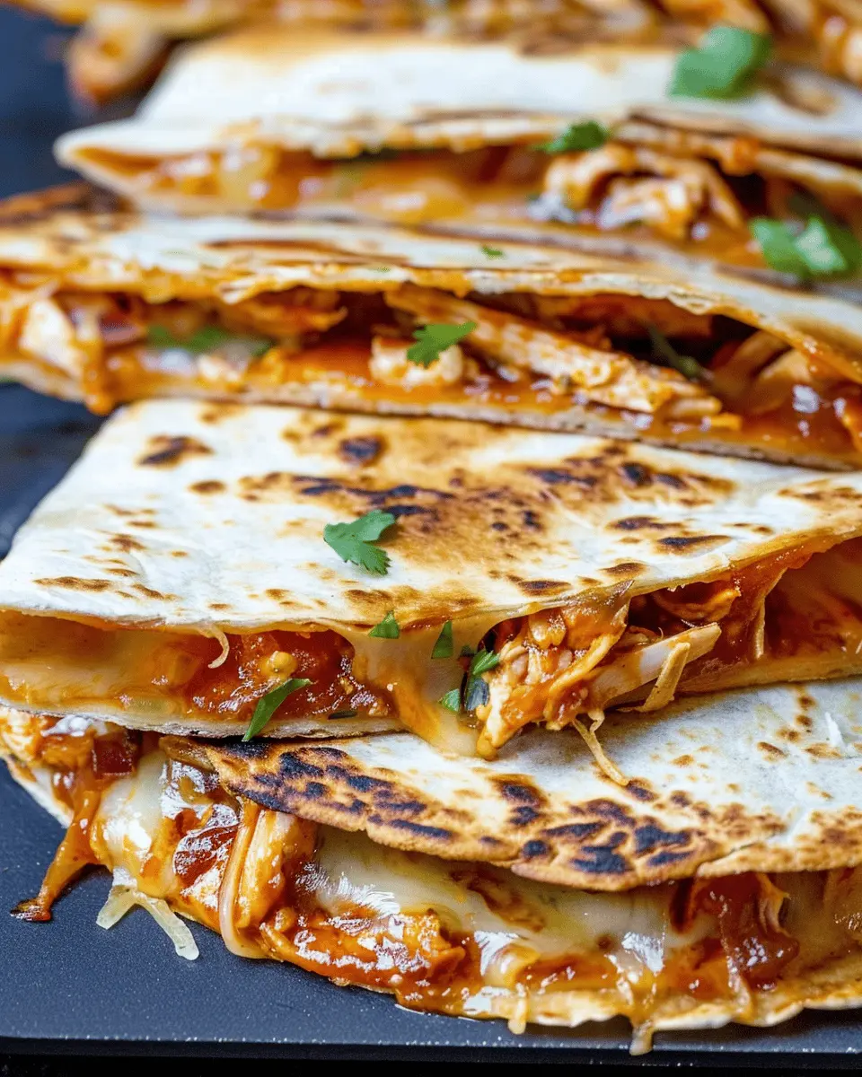 BBQ Chicken Quesadilla: Easy Recipe for Juicy Flavor Bliss