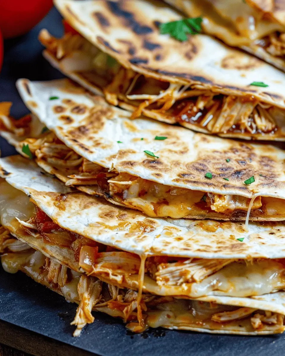 BBQ Chicken Quesadilla: Easy Homemade Delight for Everyone
