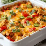 Chicken Fajita Casserole Recipe (Simple and Satisfying!)