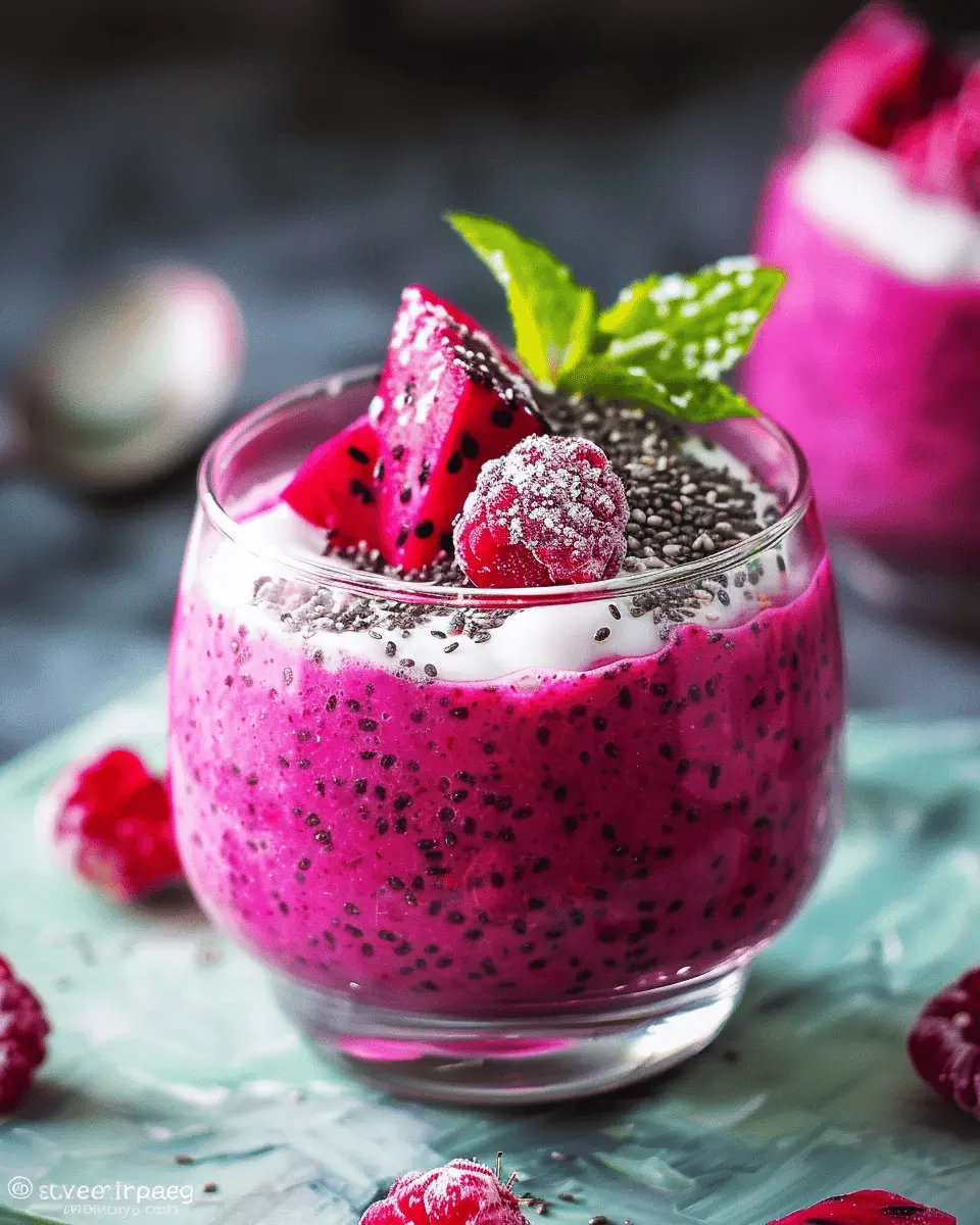 Dragon Fruit Chia Pudding: Easy, Vibrant, and Refreshing Delight