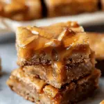 Maple Glazed Apple Blondies