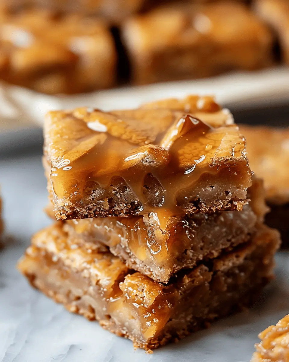 Maple Glazed Apple Blondies: The Best Indulgent Treat at Home