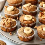 Mini Banana Muffins (No Refined Sugar)