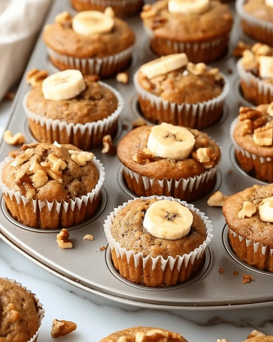 Mini Banana Muffins No Refined Sugar for Guilt-Free Indulgence