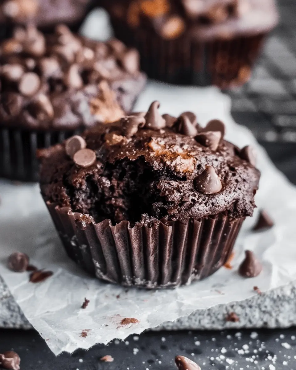 Healthy Double Chocolate Banana Muffins for Guilt-Free Indulgence