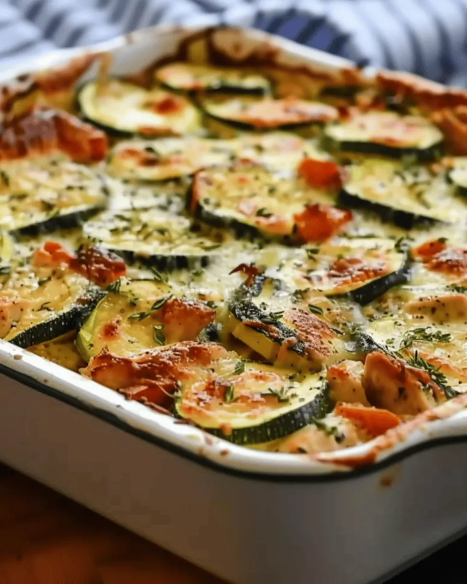 Delicious Chicken Zucchini Bake: A Juicy Comfort Delight