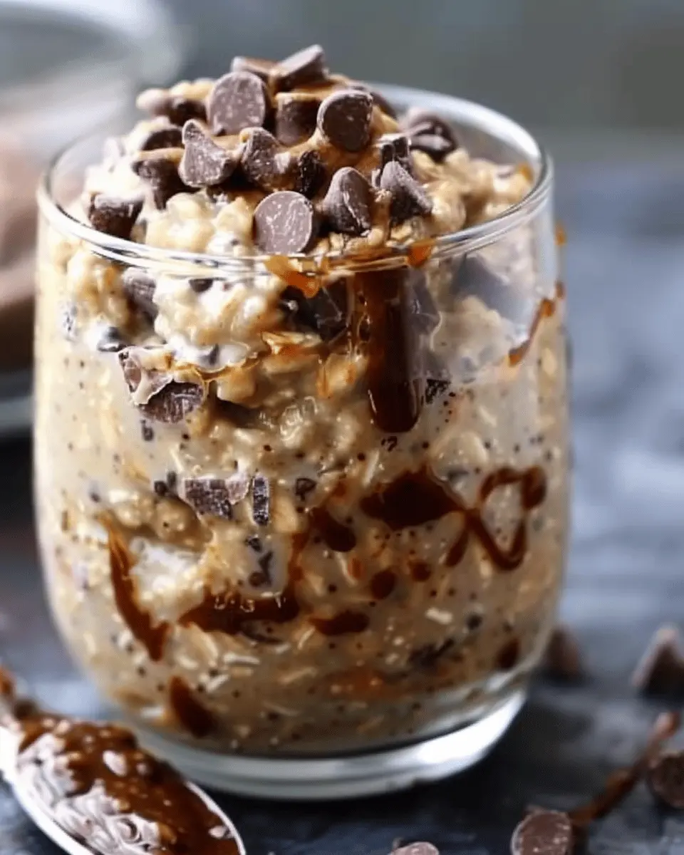 Cookie Dough Overnight Oats: Easy Indulgence for Breakfast Bliss