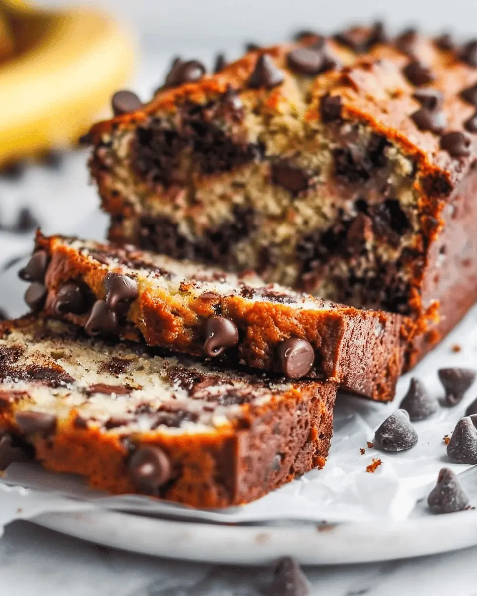 Super Moist Chocolate Chip Banana Bread Recipe You’ll Love
