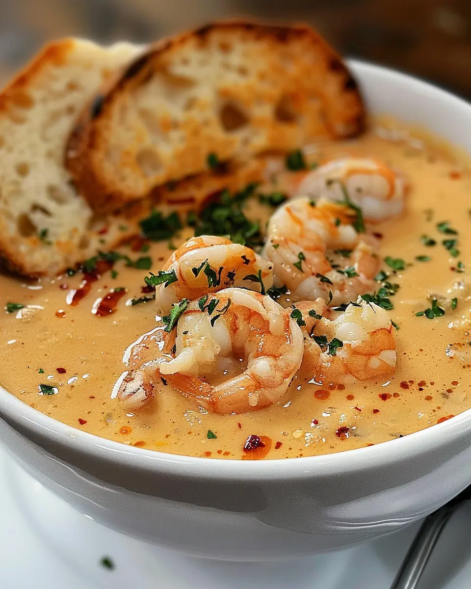 Creamy Crab and Shrimp Bisque: A Rich and Indulgent Comfort Bowl