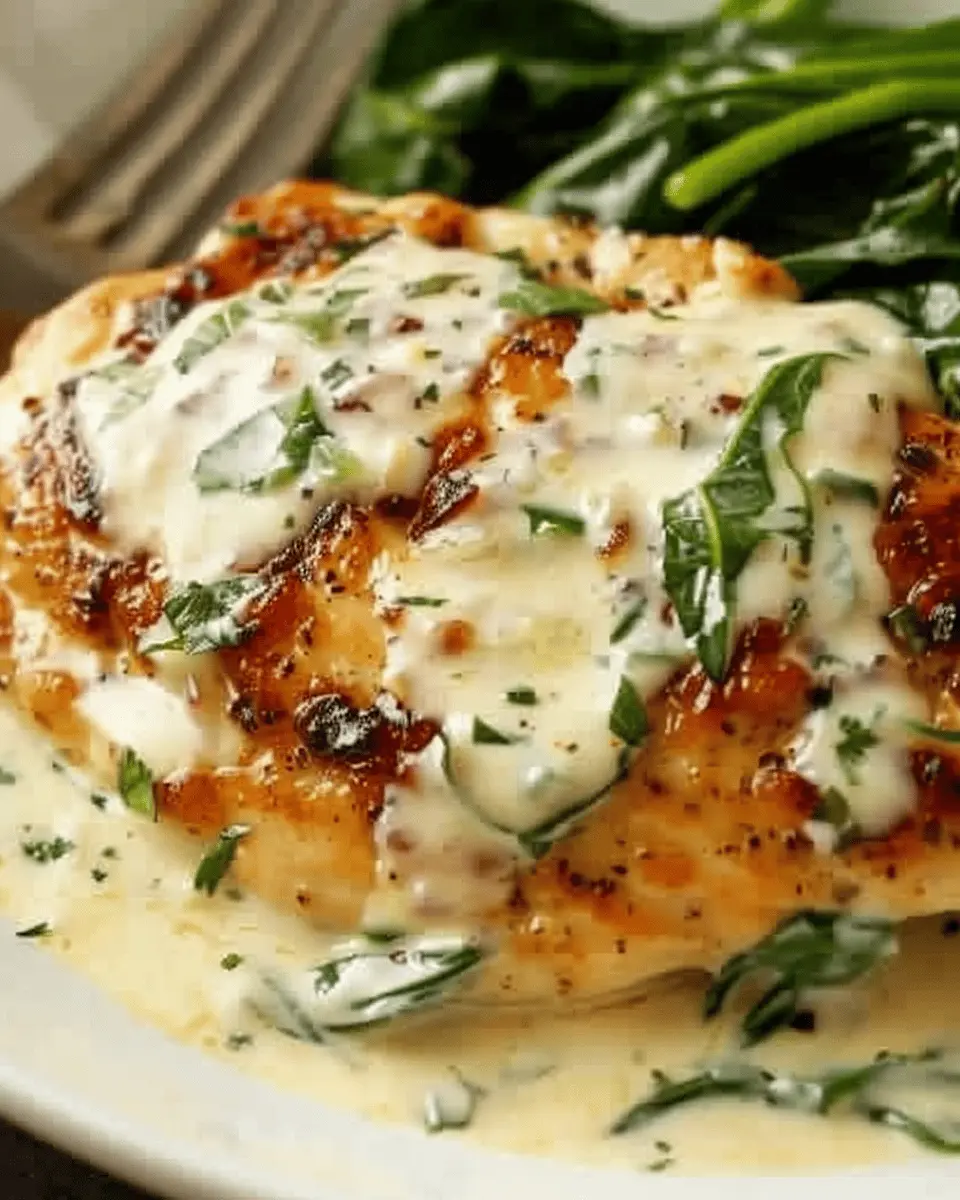 Chicken Florentine: Easy Recipe with Turkey Bacon and Chicken Ham