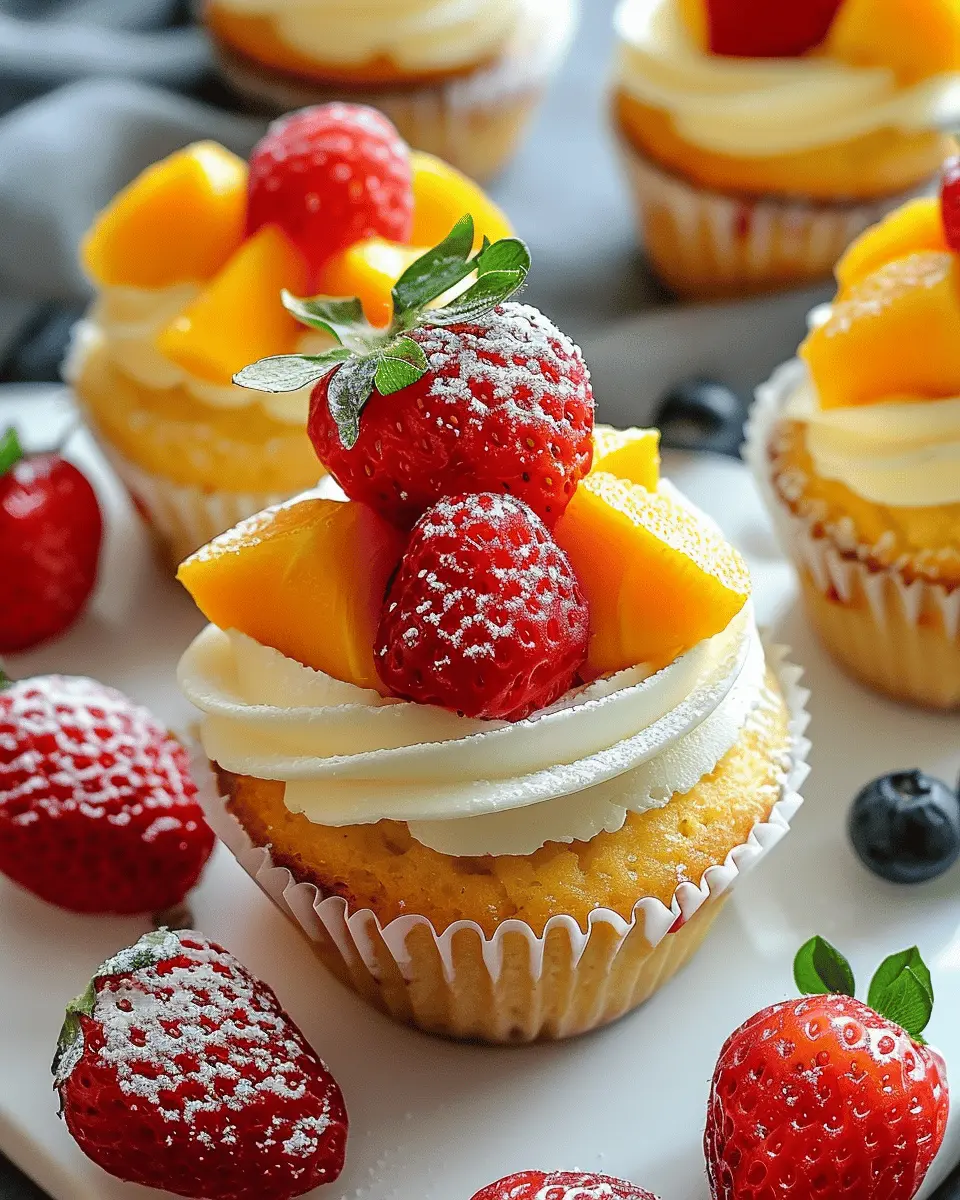 Strawberry Mango Cupcakes: Easy, Delicious Treat for All Occasions