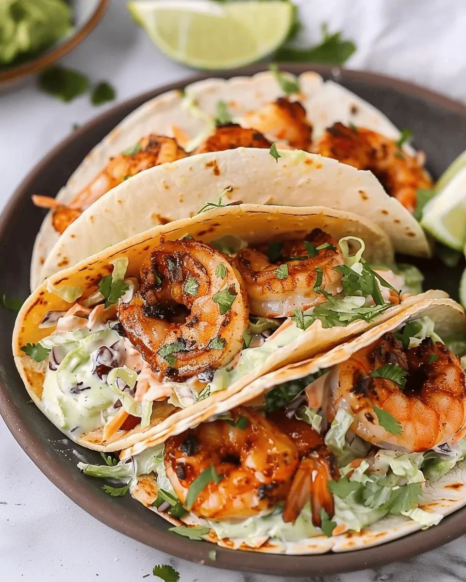 Cilantro Lime Shrimp Tacos: Best with Creamy Slaw Twist