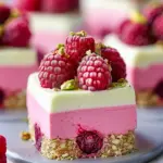 Raspberry Pistachio Mousse Cakes